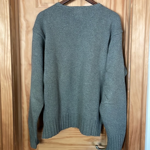 VINTAGE Polo Ralph Lauren Mens Crew Neck Pullover Sweater- Gray - Picture 3 of 7